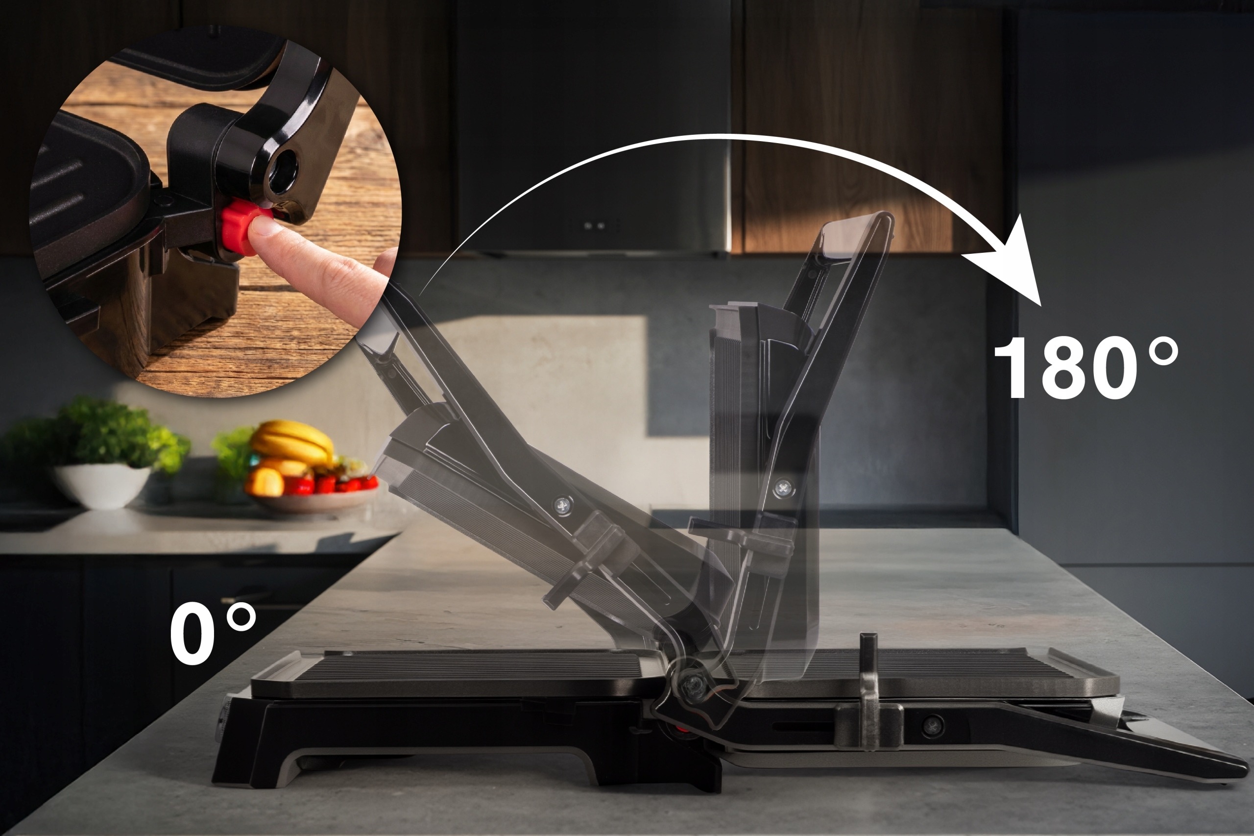 Grill elektryczny opiekacz do kanapek toster rozkładany 2000W GK200 Eldom