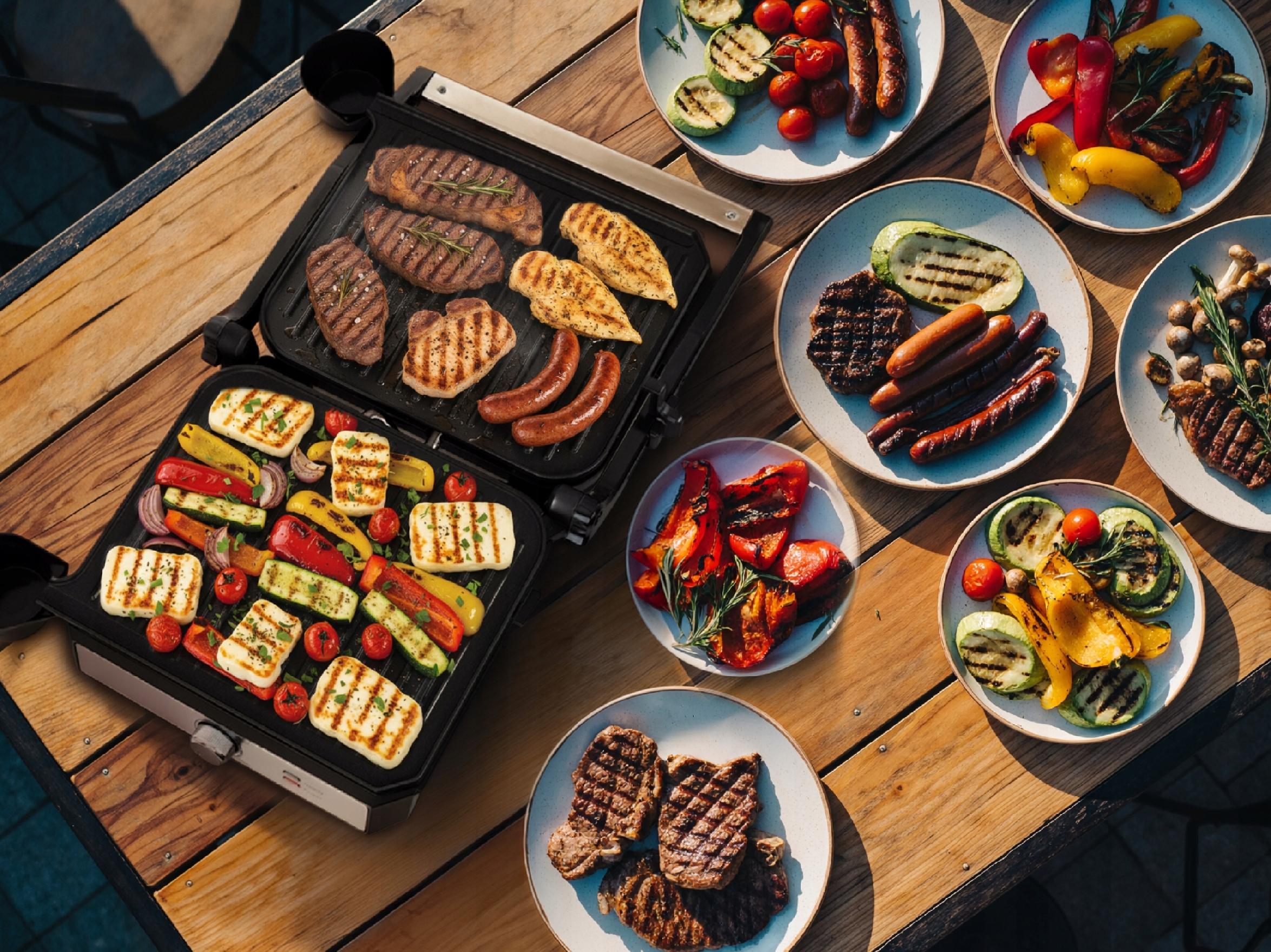 Grill elektryczny opiekacz do kanapek toster rozkładany 2000W GK200 Eldom