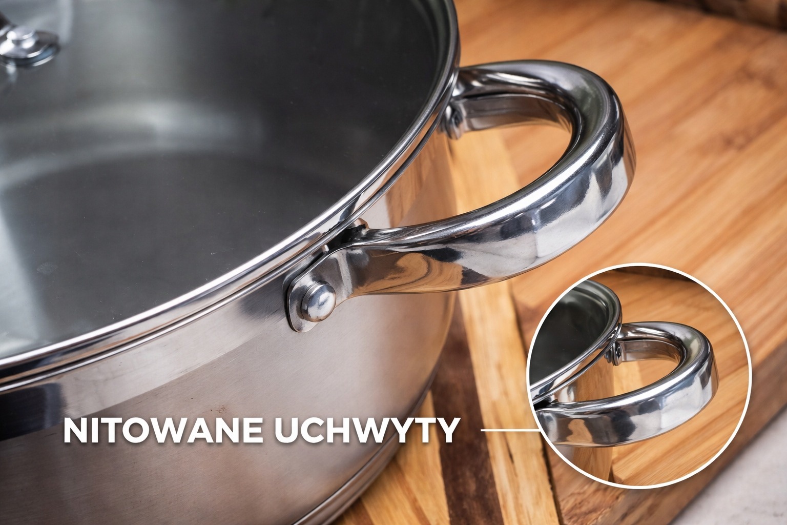 ZESTAW GARNKÓW NA GAZ INDUKCJE KOMPLET KOCIOŁKI GARNKI 5L 4L 3L